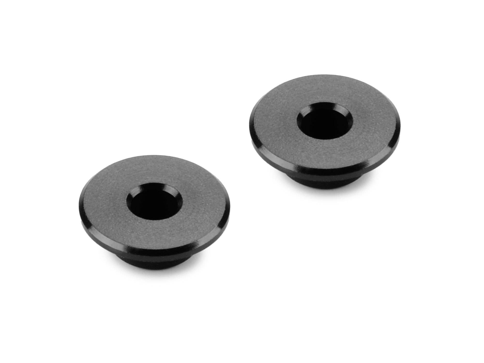 XRAY ALU FIXED & FLEX BUSHING FOR RADIO PLATE - HARD COATED (1+1)