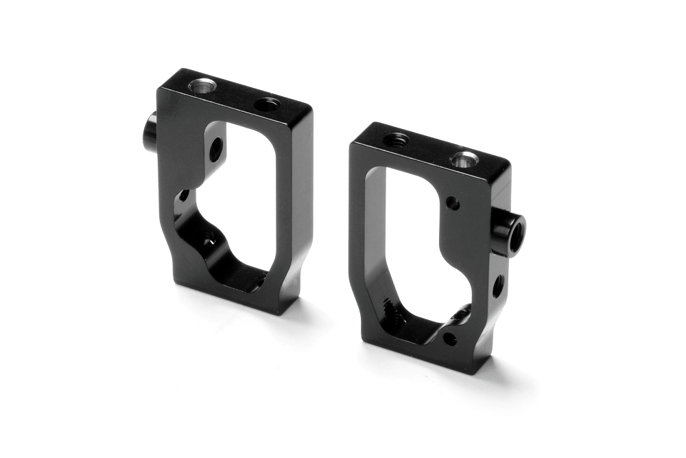 XRAY ALU RADIO PLATE MOUNT - BLACK - SWISS 7075 T6 (2)