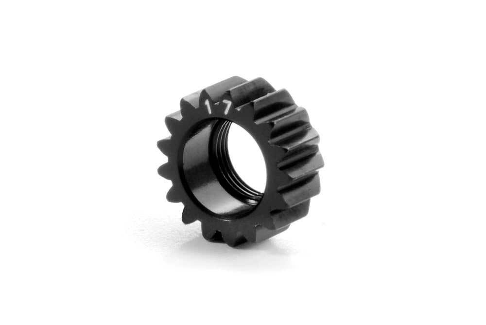 XRAY: XCA ALU PINION GEAR 17T (1ST) - 7075 T6 - HARD COATED - LARGE