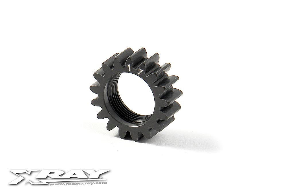 XRAY: XCA ALU 7075 T6 HARD COATED PINION GEAR - 17T (1ST)