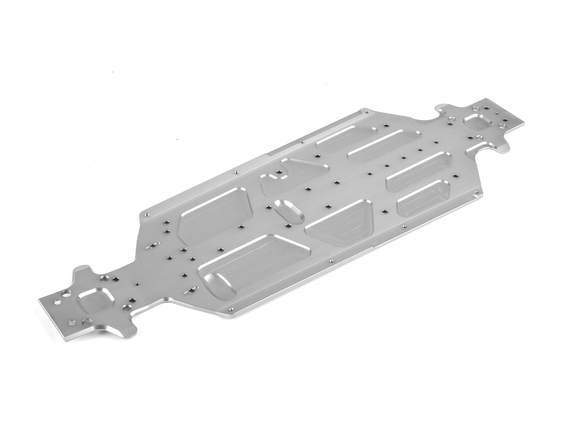 XRAY XB8E'26 ALU CHASSIS FOR NARROW & LOWER BATTERY POSITION - SWISS 7075 T6 (3MM)