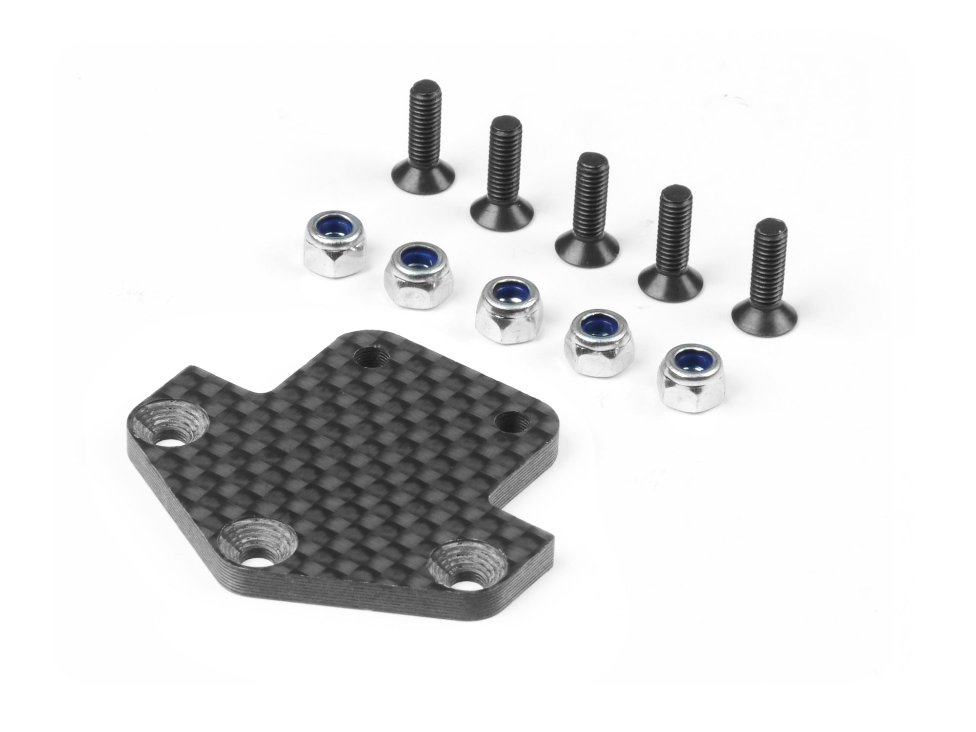 XRAY: GT GRAPHITE REAR DIFFUSOR ADAPTER PLATE 3.0MM
