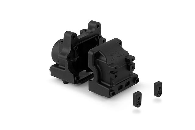 XRAY: XB808 DIFF BULKHEAD BLOCK SET FRONT/REAR