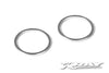 XRAY: XB808 ALU BEARING COLLAR FOR 3 DIFF BEARINGS (2)