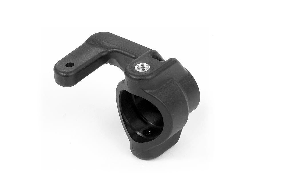 XRAY: XB9 COMPOSITE STEERING BLOCK LEFT - MOULDED-IN ALU BUSHING