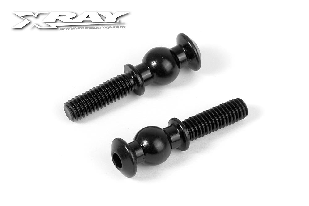 XRAY: BALL STUD 6.8MM WITH BACKSTOP L=13MM - M4 (2)