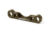 XRAY XB808 ALU REAR LOWER SUSP. HOLDER 2°-4° - FRONT - SWISS 7075 T6 (7MM) - HARD COATED