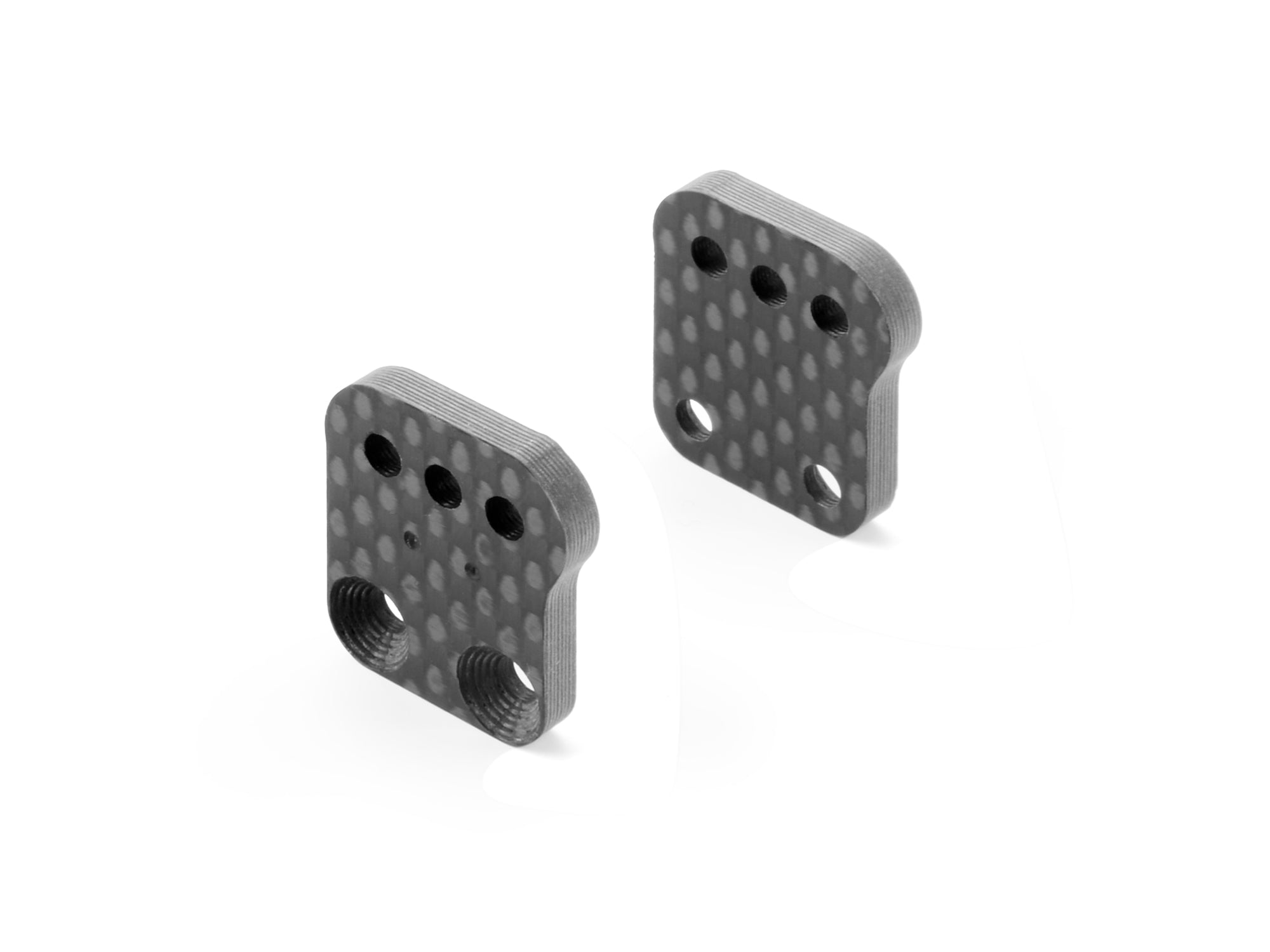 XRAY GRAPH. EXTENSION ALU REAR UPRIGHT - 2MM LOWER CAMBER LINK - 2 DOTS (1+1)