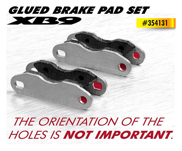 XRAY: GLUED BRAKE PAD SET - ULTRA-EFFICIENT (4)