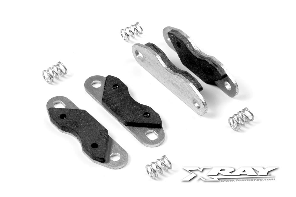 XRAY: GLUED BRAKE PAD SET - ULTRA-EFFICIENT (4)