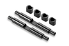 XRAY EXTREME HEAT RESISTANT CENTER ALU DIFF PIN WITH INSERTS (2+4)