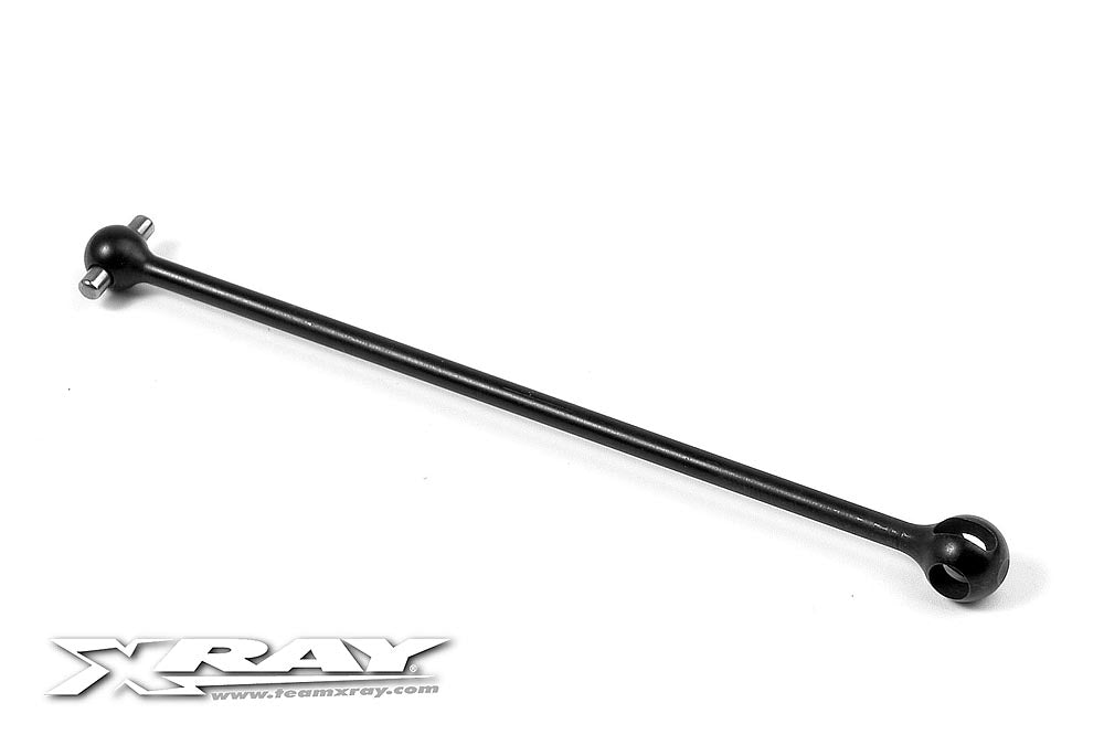 XRAY: XB808'11 REAR CENTRAL CVD DRIVE SHAFT - HUDY SPRING STEEL™