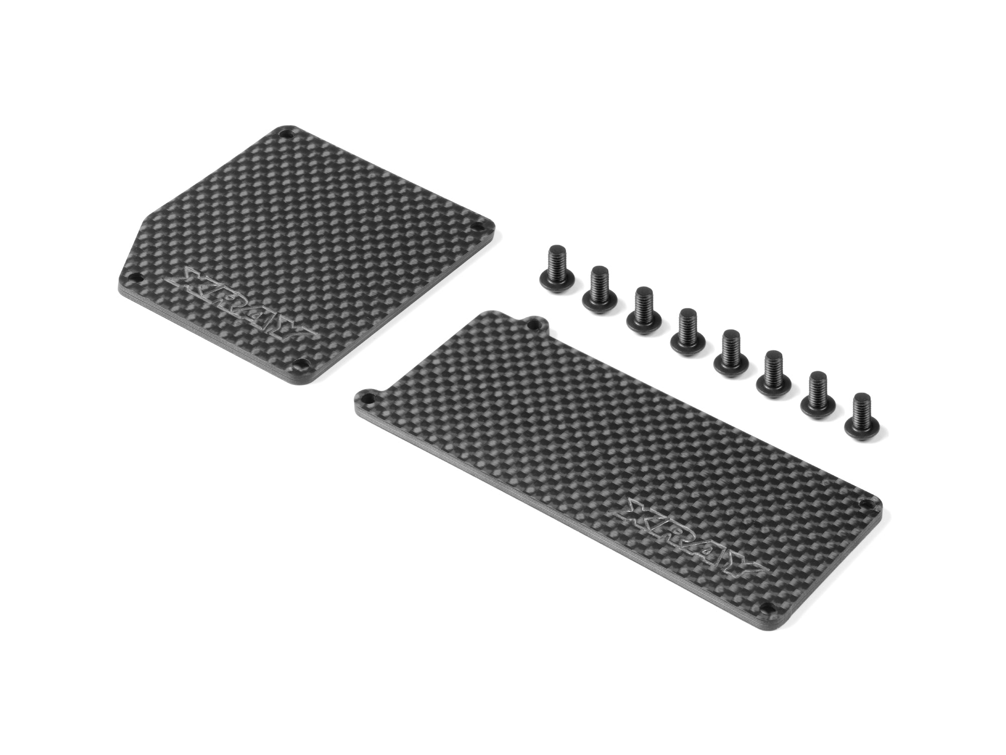 XRAY: GRAPHITE BATTERY & RECEIVER COVER PLATE FOR HARD RADIO CASE