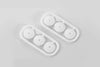 XRAY SHOCK PISTON SET 8-HOLE (1.2; 1.3) 10-H. (1.1MM) - DELRIN - V3