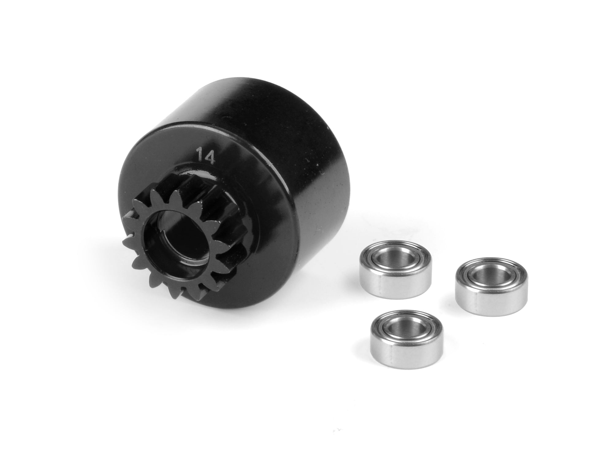XRAY 4-SHOE CLUTCH BELL 14T + 3x BALL-BEARING