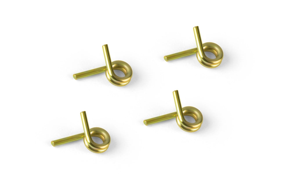 XRAY: 4-SHOE CLUTCH SPRINGS - GOLD - SOFT (4)