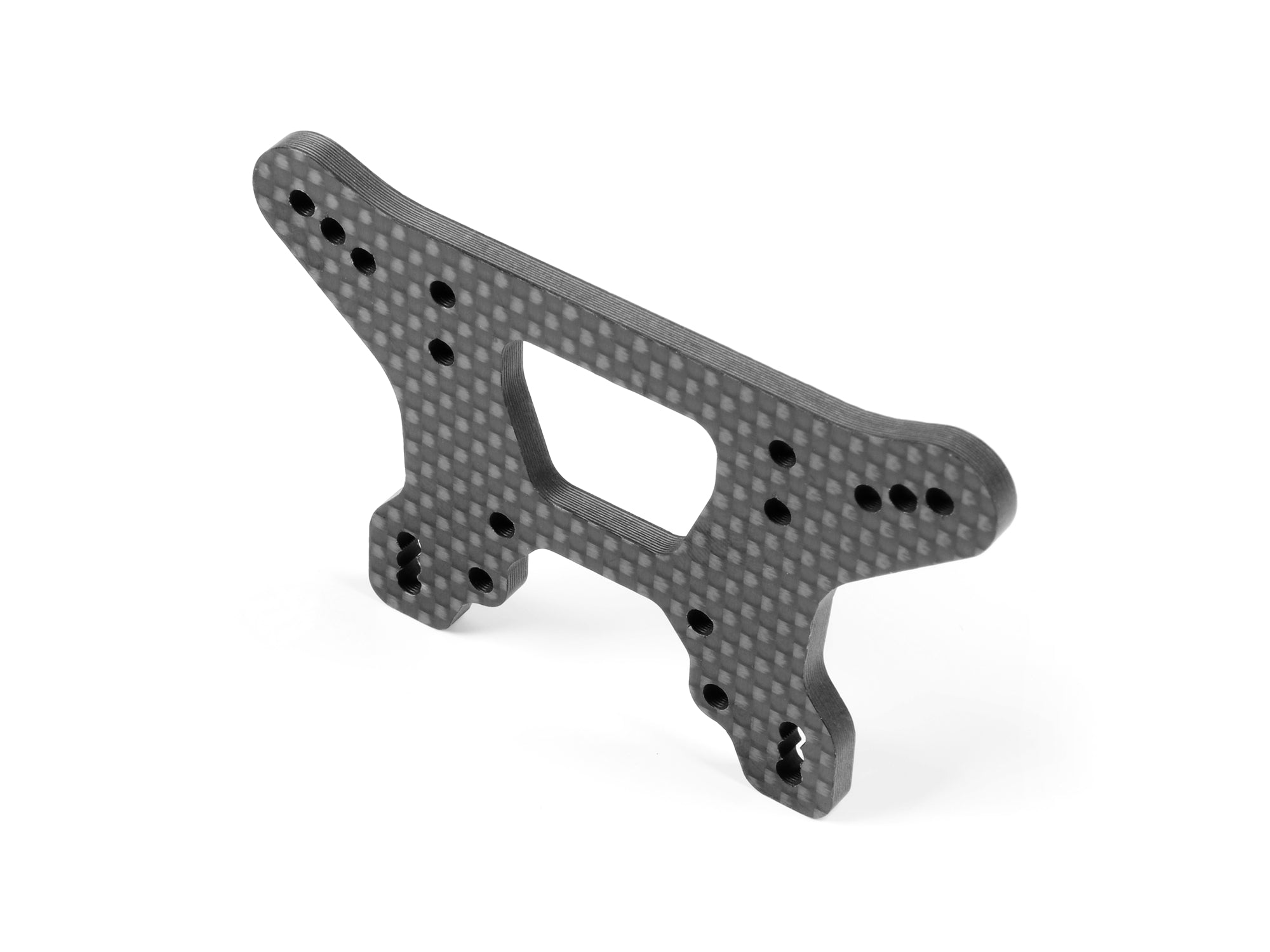 XRAY: XT4 GRAPHITE SHOCK TOWER FOR HS BULKHEAD - LOWER - FRONT