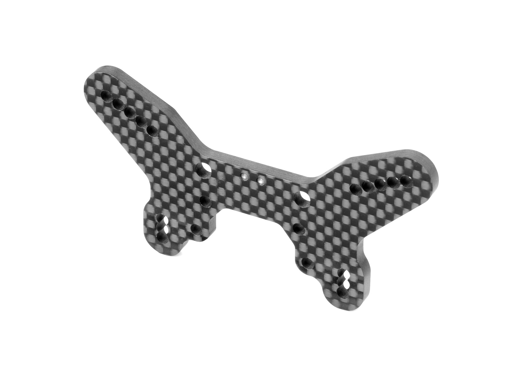 XRAY CARBON SHOCK TOWER HS BULKHEAD FOR WING – 2 DOTS - FRONT