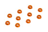 XRAY: ALU CONICAL SHIM 3x6x2.0MM - ORANGE (10)