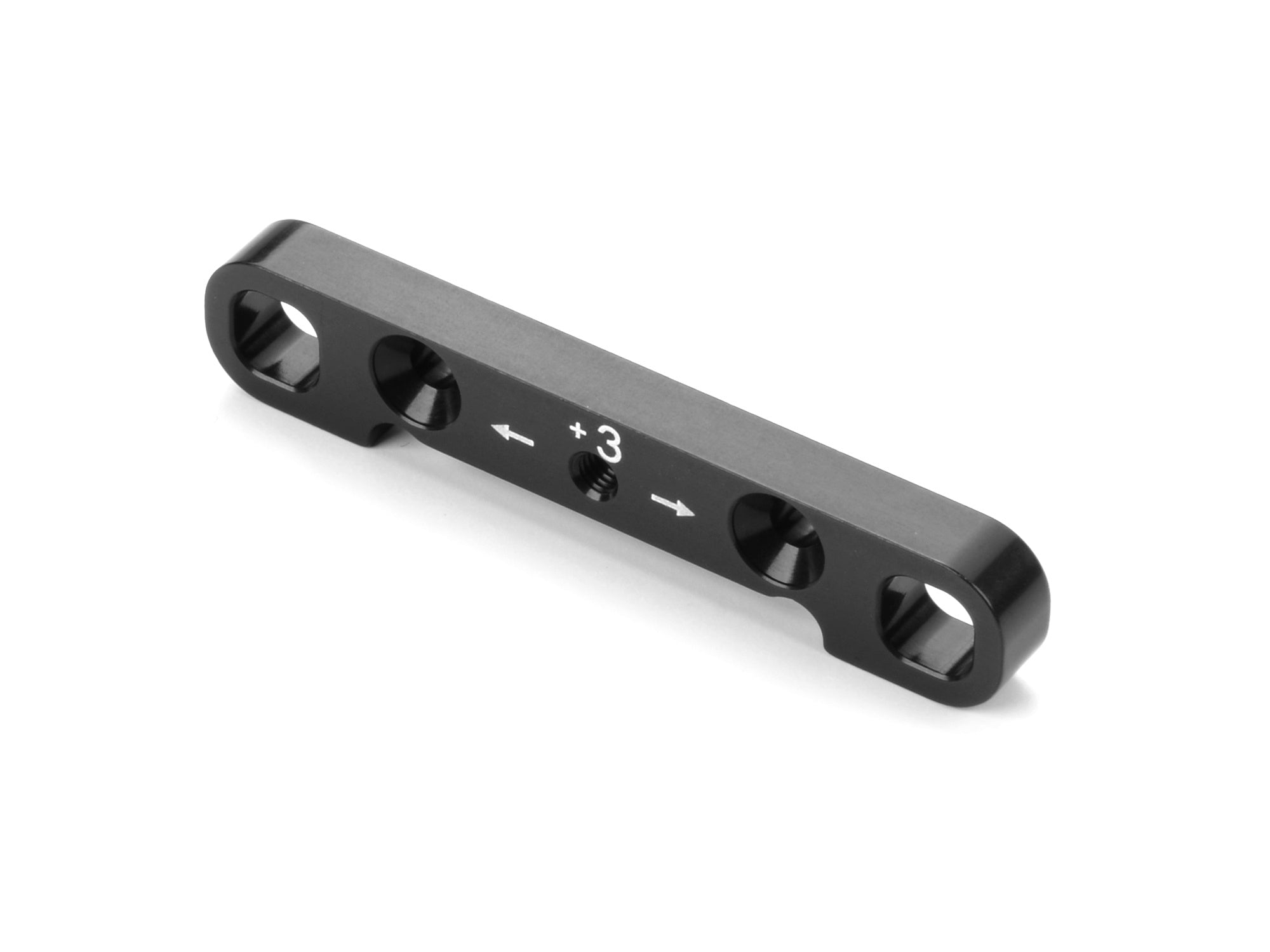 XRAY: ALU LOWER SUSP. HOLDER FOR HS BULKHEAD - WIDE - FRONT-FRONT