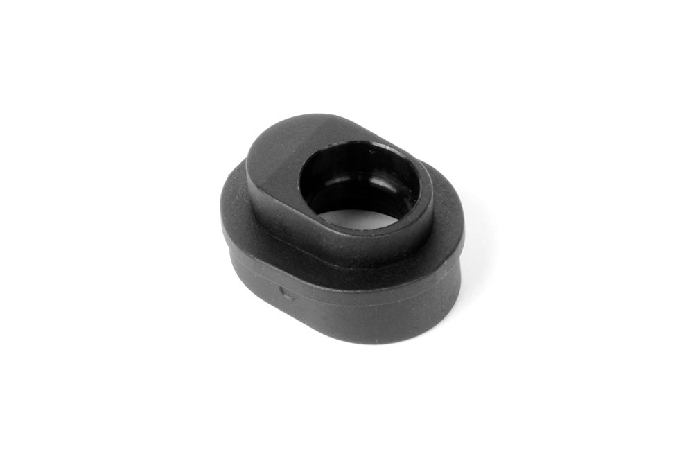 XRAY: COMPOSITE ANGLED HUB FOR BEVEL DRIVE GEAR - FRONT HS BULKHEAD - 1 DOT