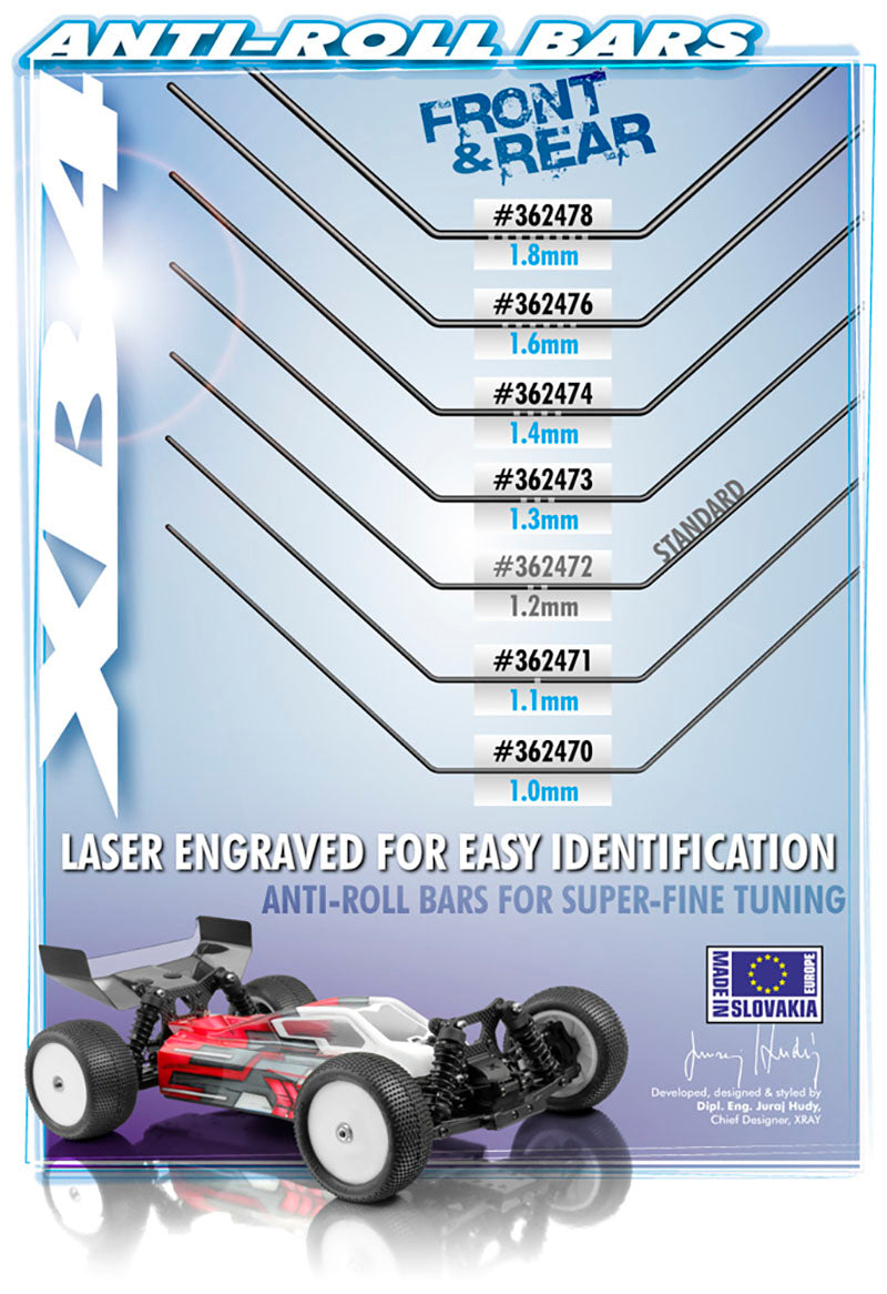 XRAY: ANTI-ROLL BAR 1.3 MM