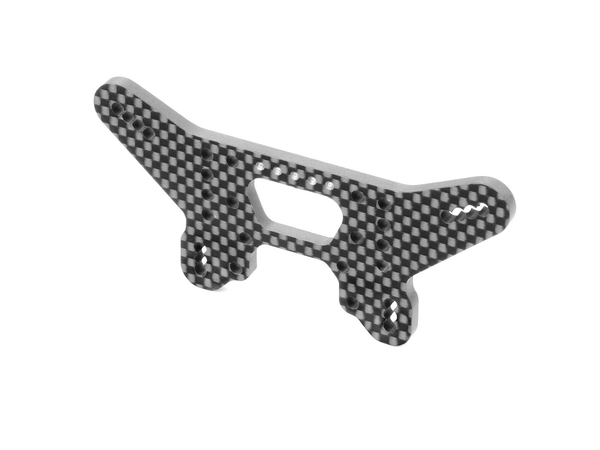 XRAY CARBON SHOCK TOWER FOR HS BULKHEAD - 5 DOTS - REAR