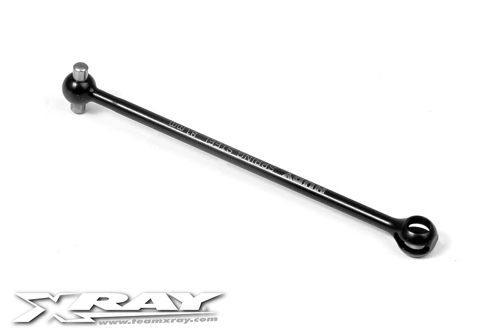 XRAY: FRONT DRIVE SHAFT 81MM - HUDY SPRING STEEL™