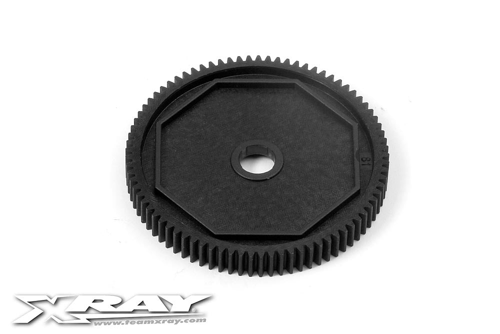 XRAY: Composite Slipper Clutch Spur Gear 81T / 48