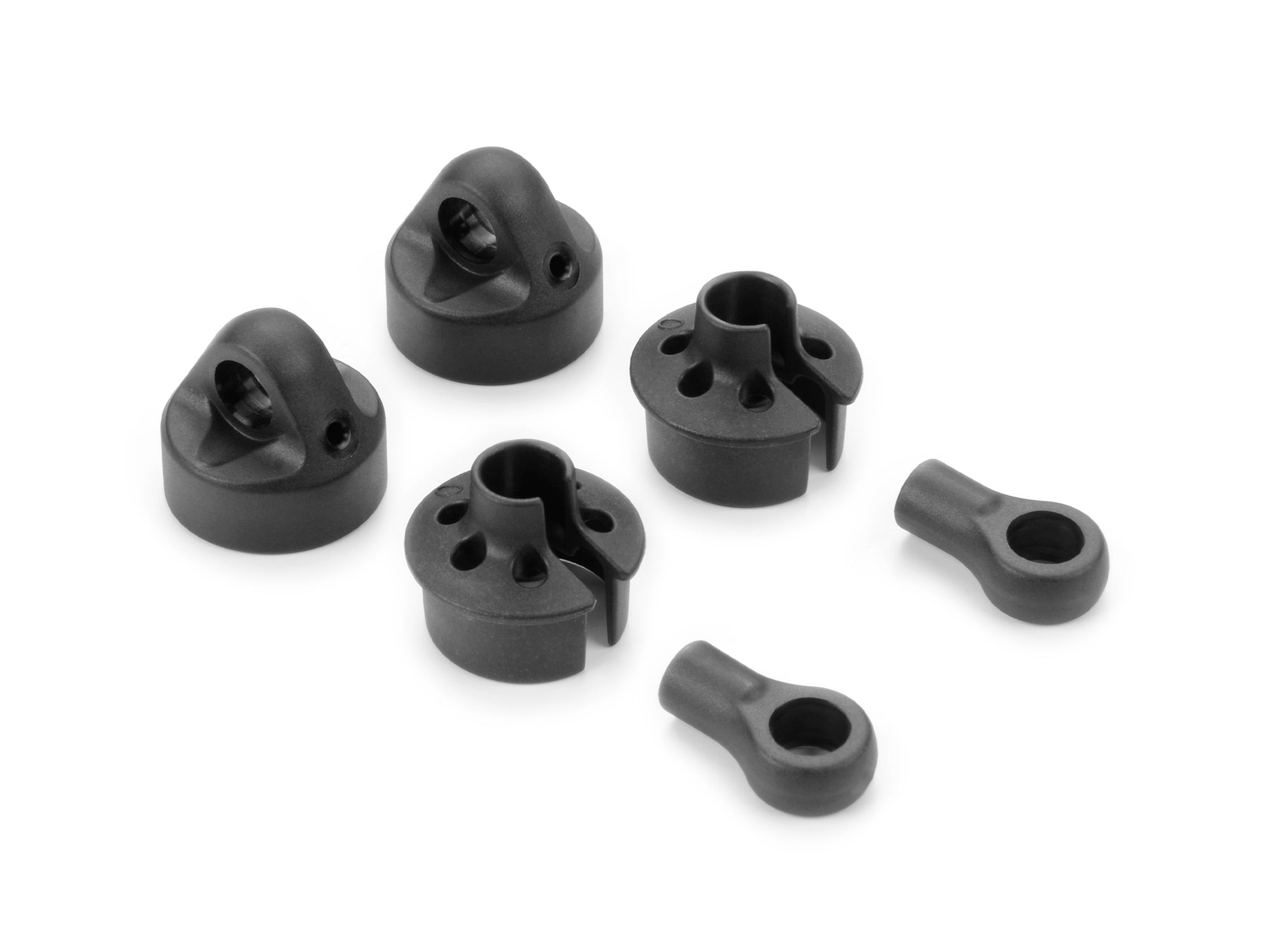 XRAY COMPOSITE SHORT SHOCK CAP, SPRING COLLAR & BALL JOINT - BIG BORE (2)