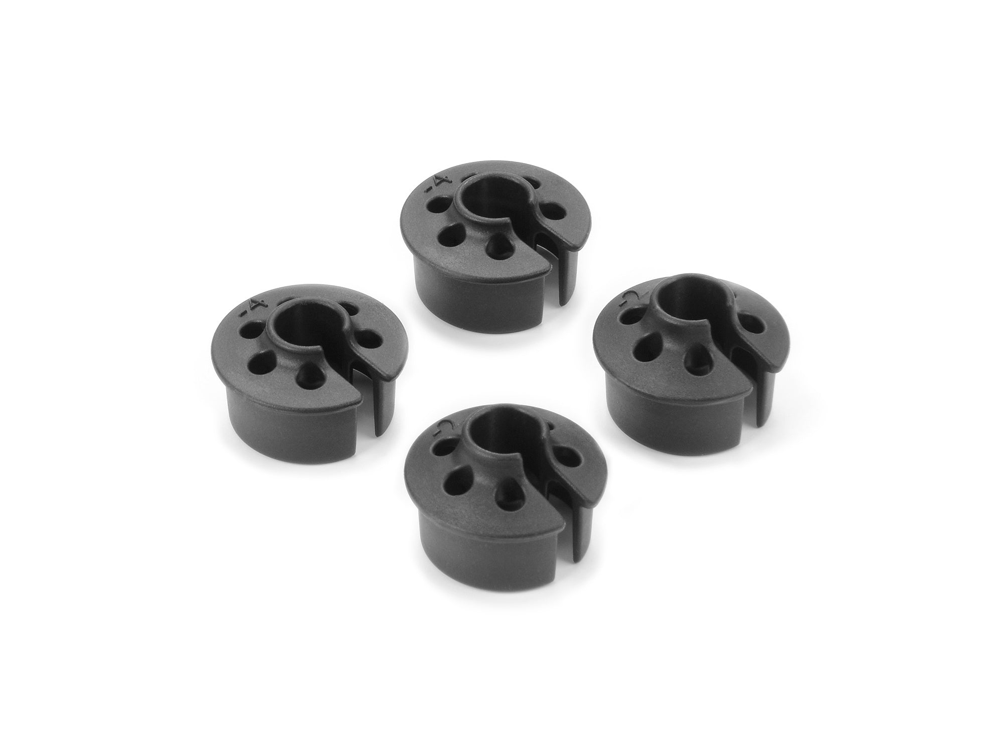 XRAY: COMPOSITE SPRING COLLAR -2MM & -4MM - BIG BORE (2+2)