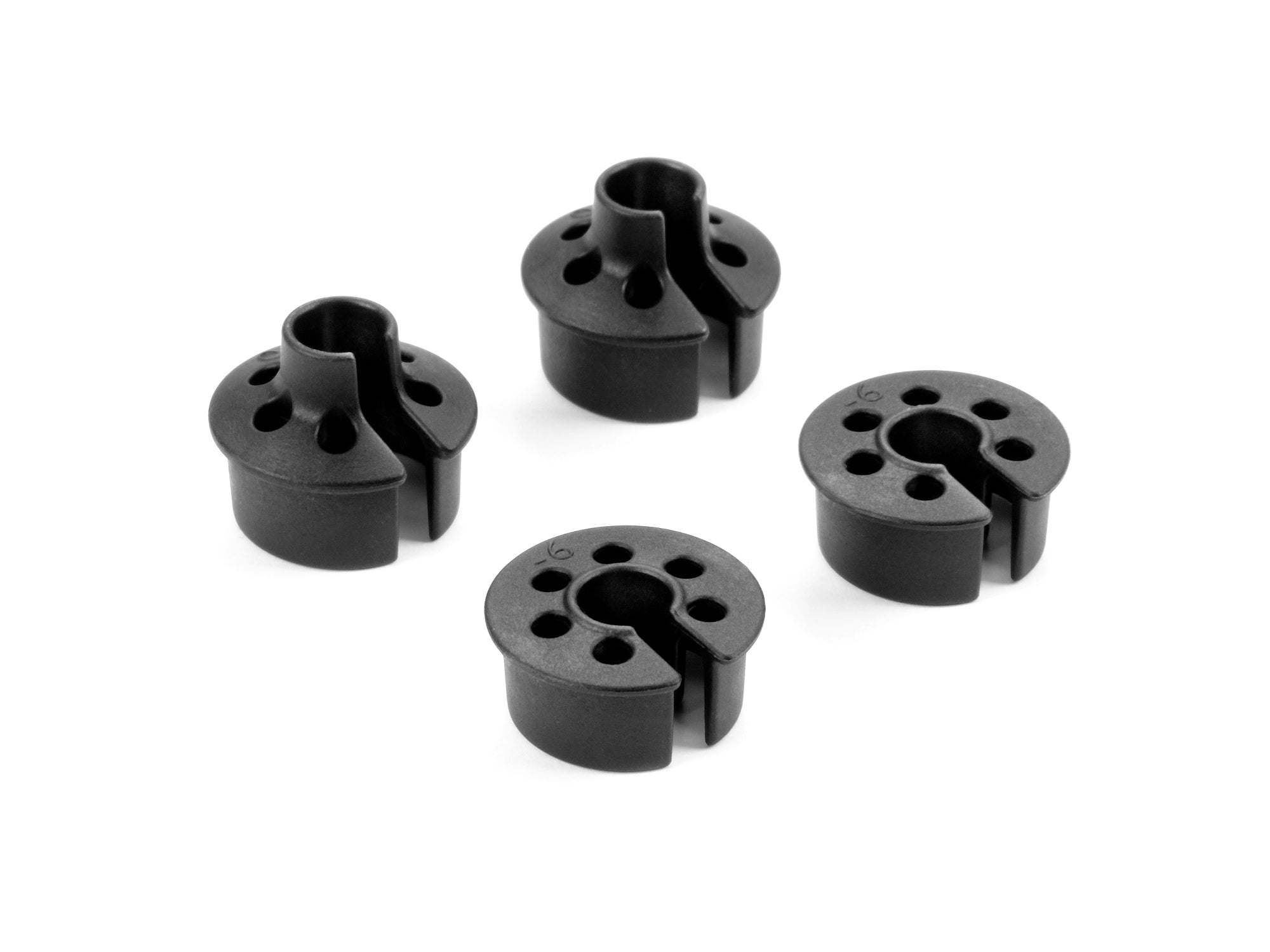 XRAY COMPOSITE SPRING COLLAR 0MM & -6MM - BIG BORE (2+2)