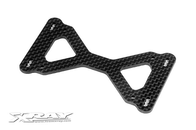 XRAY X10 GRAPHITE 2.5MM ARM MOUNT PLATE