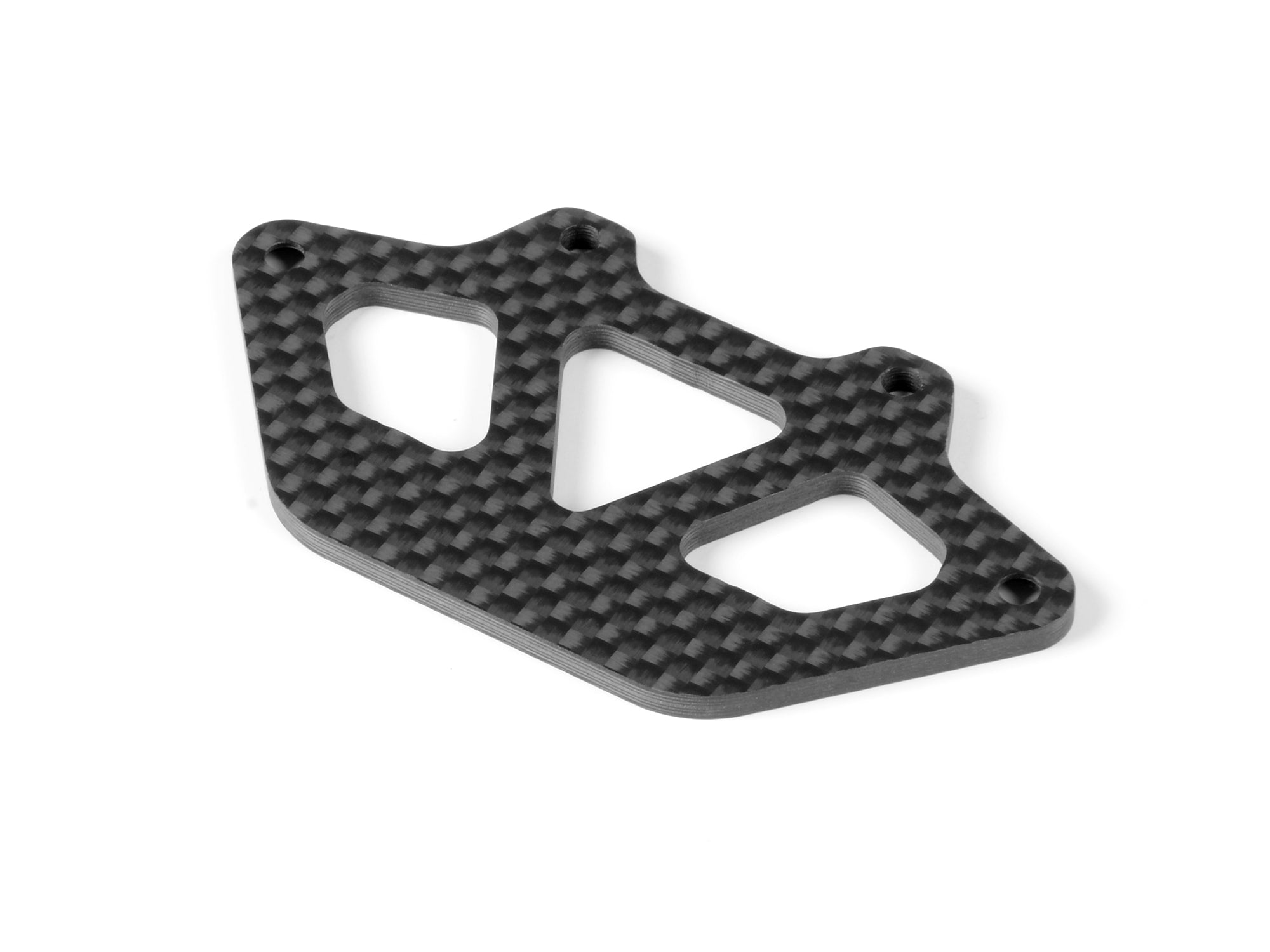 XRAY X12 CARBON BUMPER LOWER HOLDER FOR 1-PIECE CHASSIS - V2