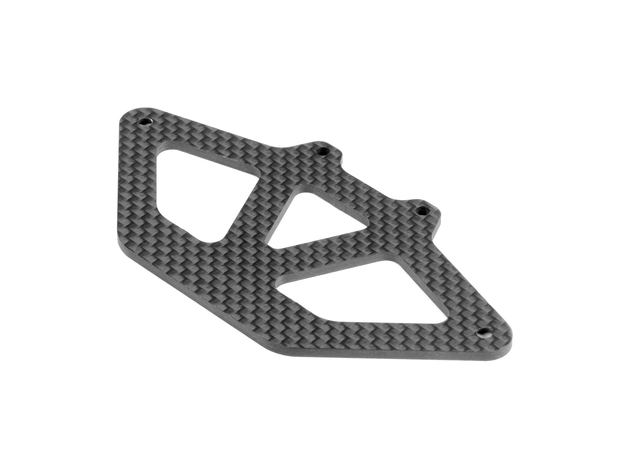 XRAY X10 CARBON BUMPER LOWER HOLDER FOR 1-PIECE CHASSIS