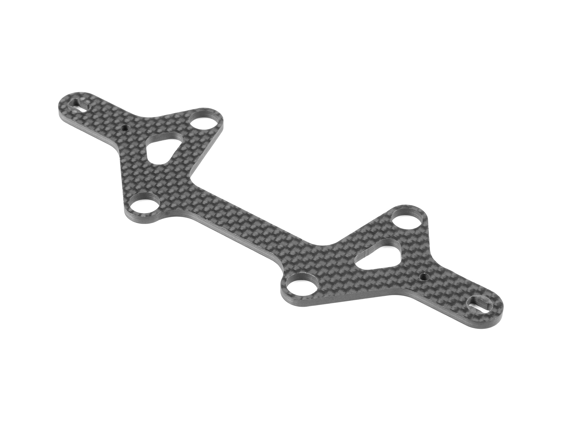 XRAY X12 CARBON LOWER SUSPEN. ARM PLATE FOR 1-PIECE CHASSIS