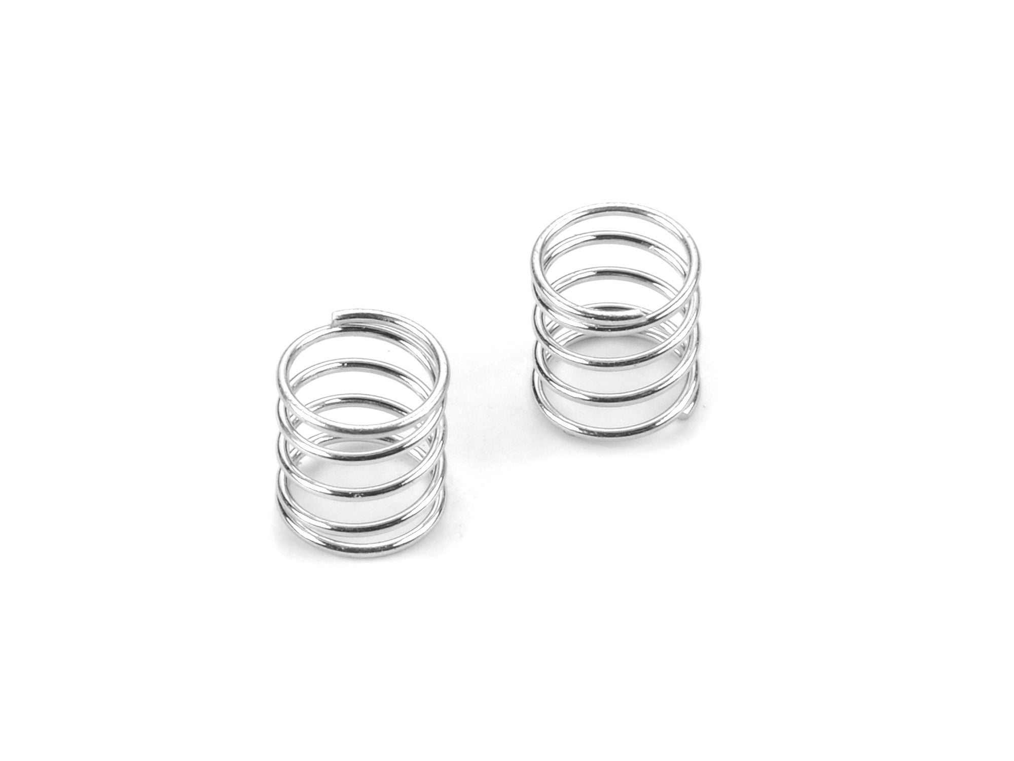 XRAY FRONT COIL SPRING FOR 4MM PIN C=0.9 - SILVER (2)