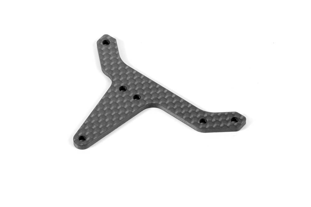 XRAY X12 REAR POD UPPER PLATE - GRAPHITE 2.5MM