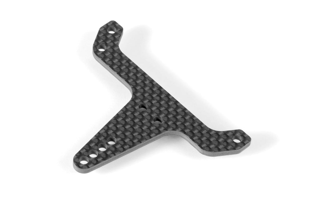 XRAY X12 REAR POD UPPER PLATE - GRAPHITE 2.5MM