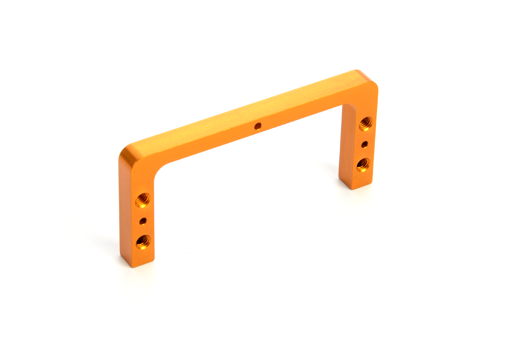 XRAY X1 ALU 1-PIECE SERVO MOUNT - ORANGE