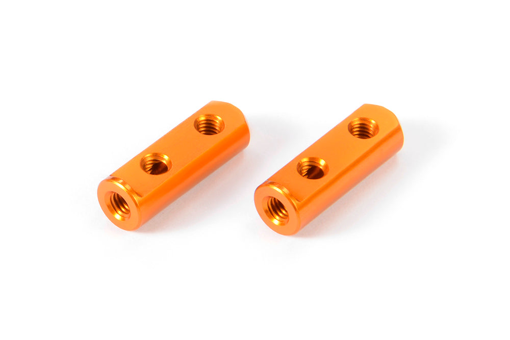 XRAY X12 ALU SERVO MOUNT - ORANGE (2)