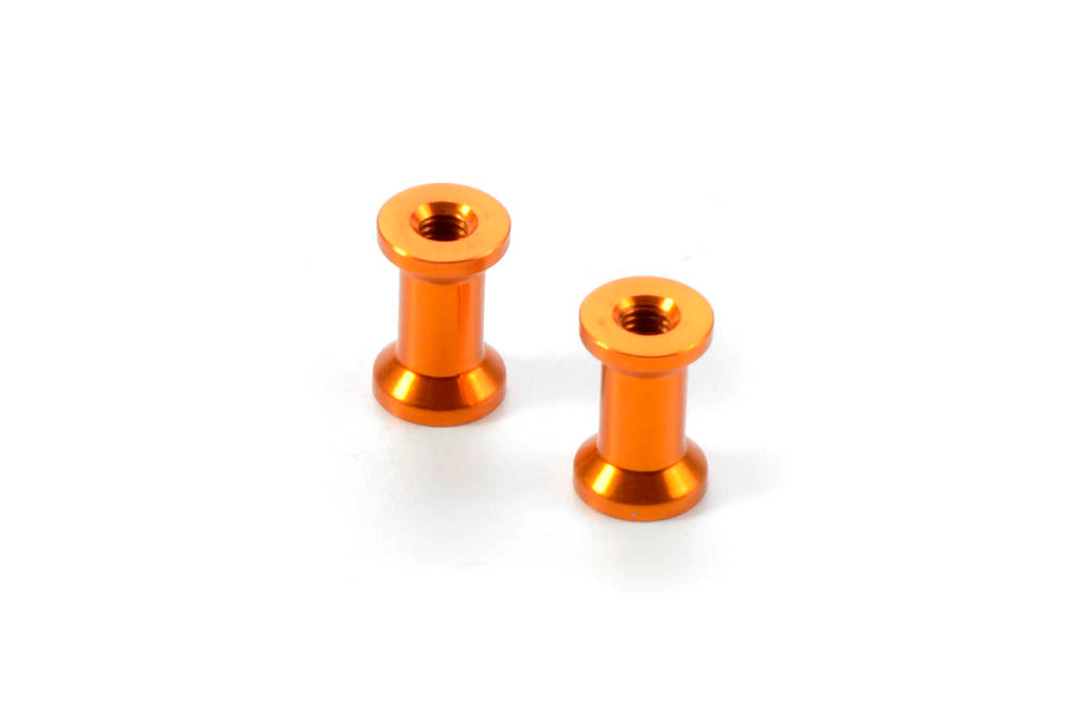 XRAY: ALU MOUNT 10.8MM - ORANGE (2)