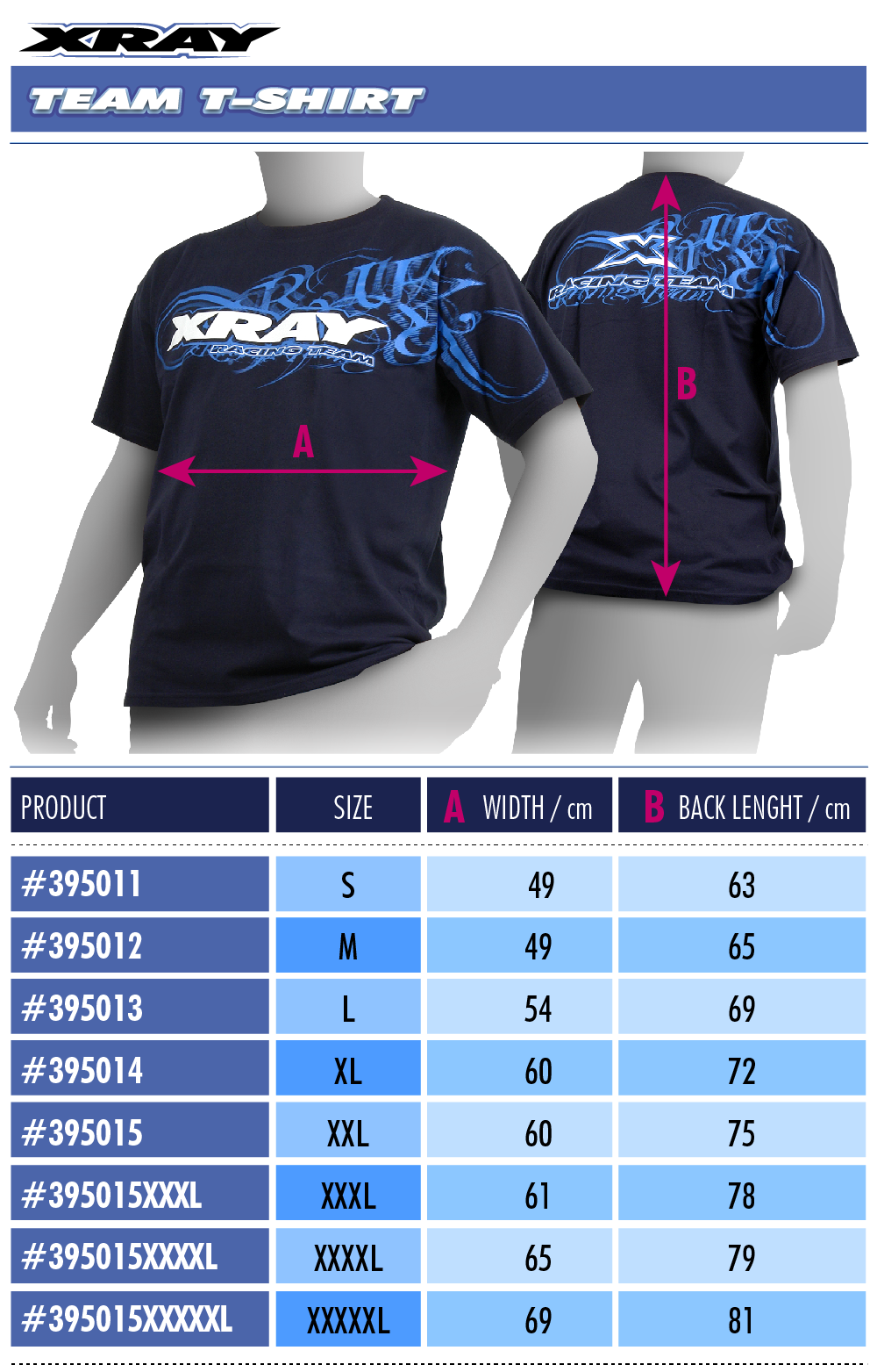 XRAY: XRAY TEAM T-SHIRT (XXL)