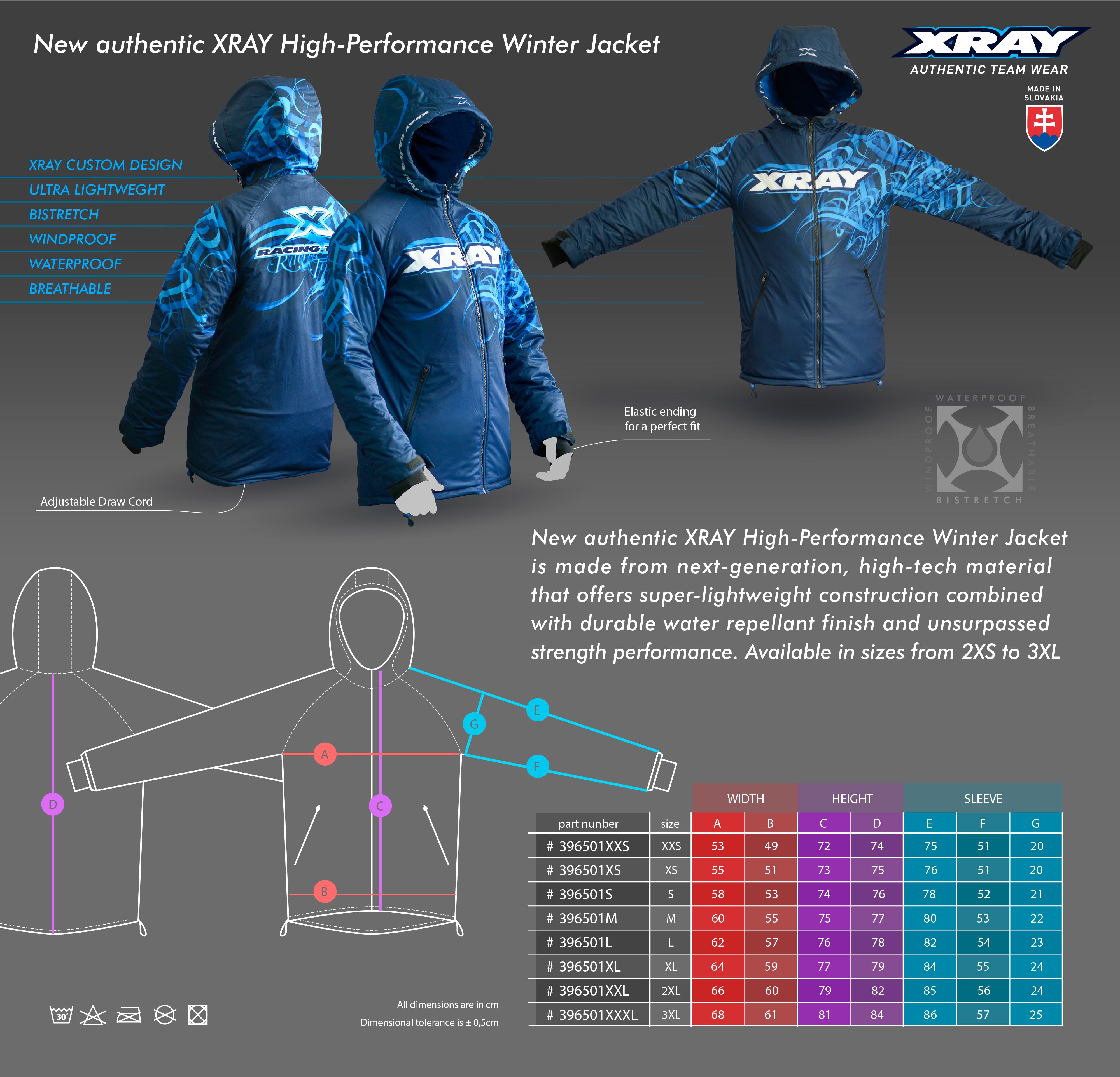 XRAY: HIGH-PERFORMANCE WINTER JACKET (XXXXL)