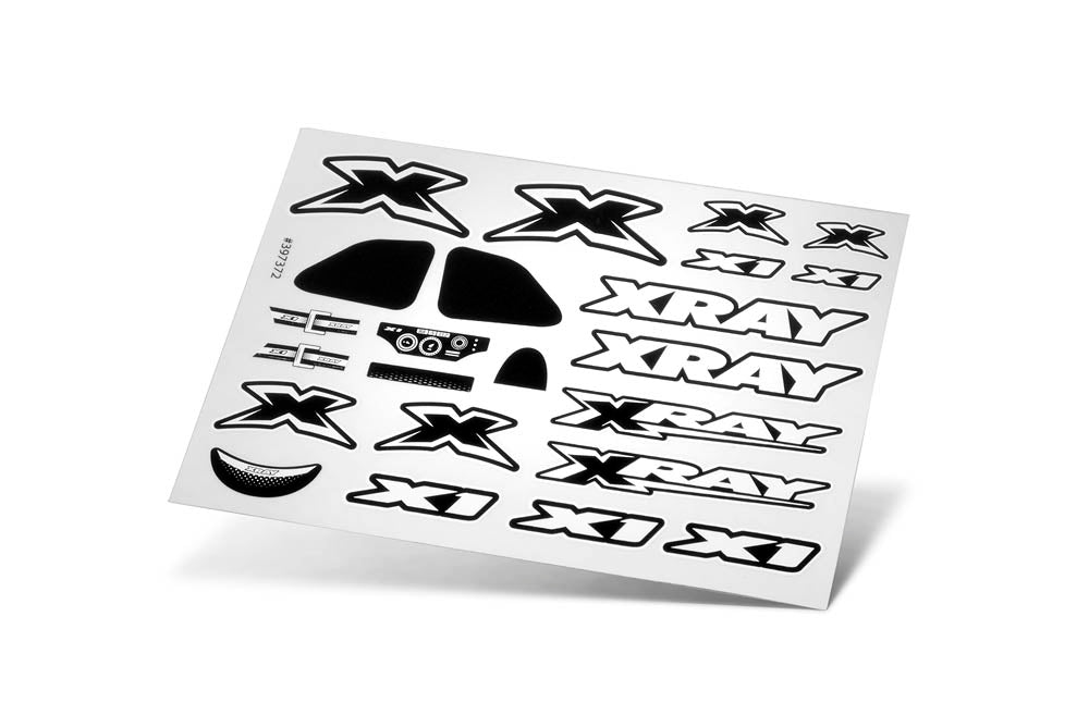 XRAY: XRAY X1 STICKER FOR BODY - WHITE