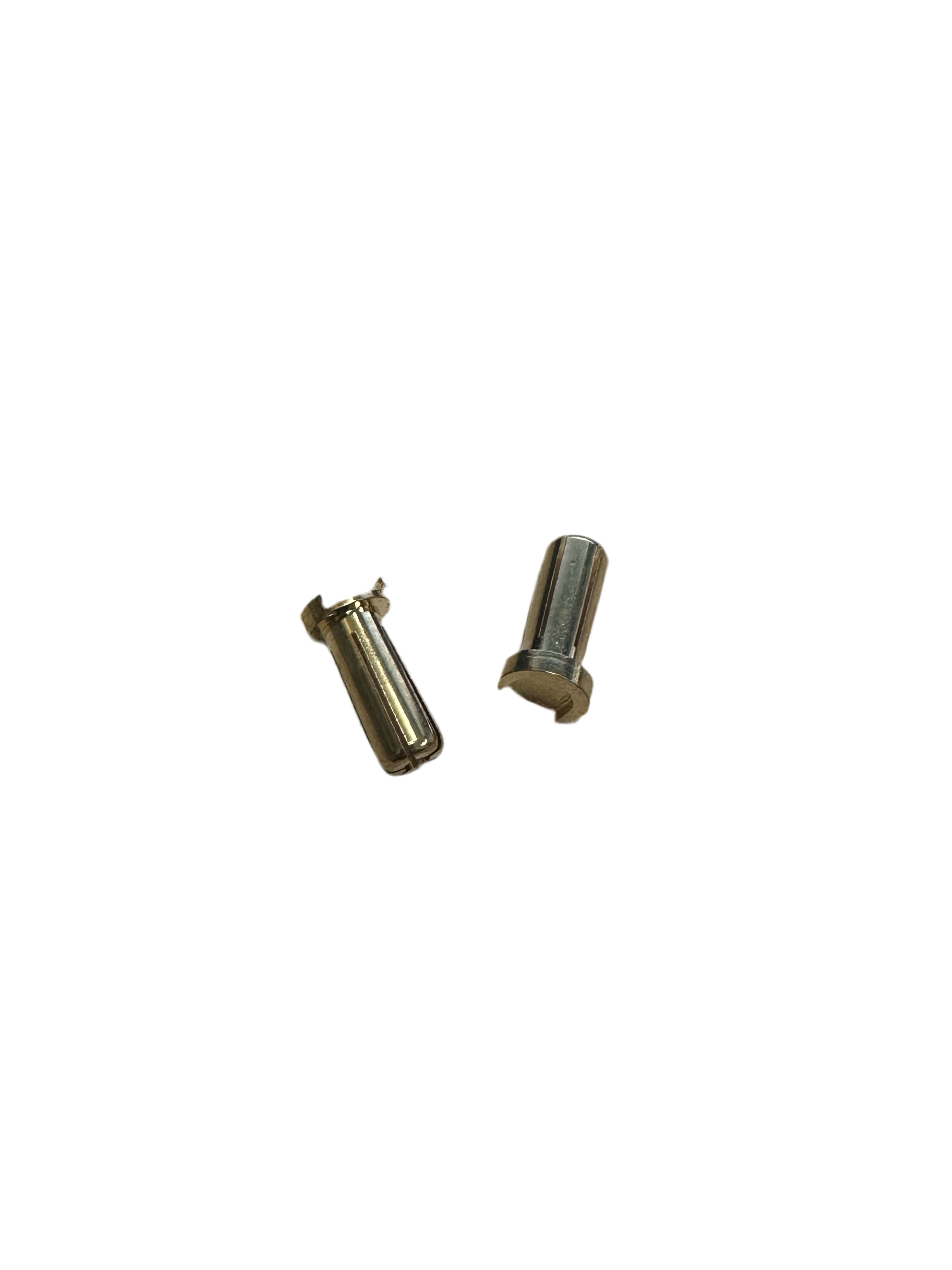 HYPER SPEED LAB: 5mm Low Profile Gold Bullet Connector (2pc)