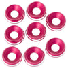 1UP RACING: 7075 LOWPRO COUNTERSUNK WASHERS - M3 W/ SHINE CHAMFER