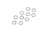 XRAY: WASHER S 6x8x0.5  (10)