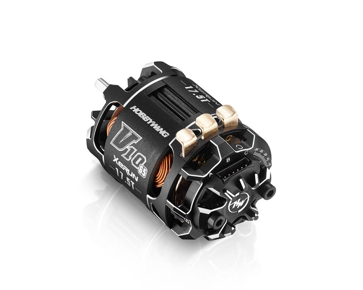 HOBBYWING: XeRun V10 G5 Black Torque 17.5T Sensored Brushless Motor