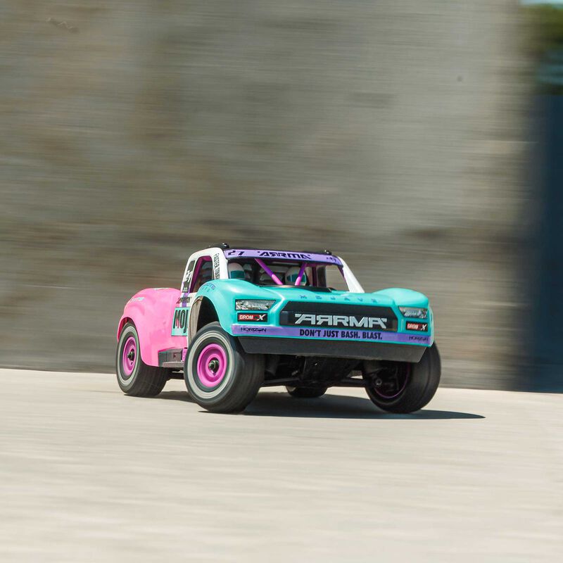 ARRMA MOJAVE GROM 223S BLX Brushless 4X4 Small Scale Desert Truck RTR with Battery & Charger - Teal